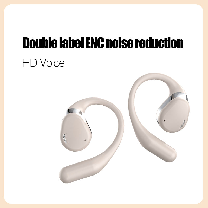 OWS Hanging Bluetooth 5.4 Earphones Open Ear Headset Ball - Portable and Comfortable, HiFi Stereo Sound Headphones Noise Cancelling-1