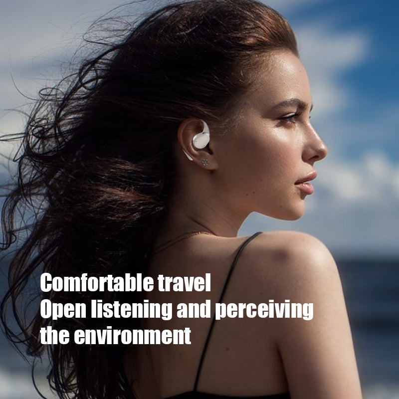 OWS Hanging Bluetooth 5.4 Earphones Open Ear Headset Ball - Portable and Comfortable, HiFi Stereo Sound Headphones Noise Cancelling-4