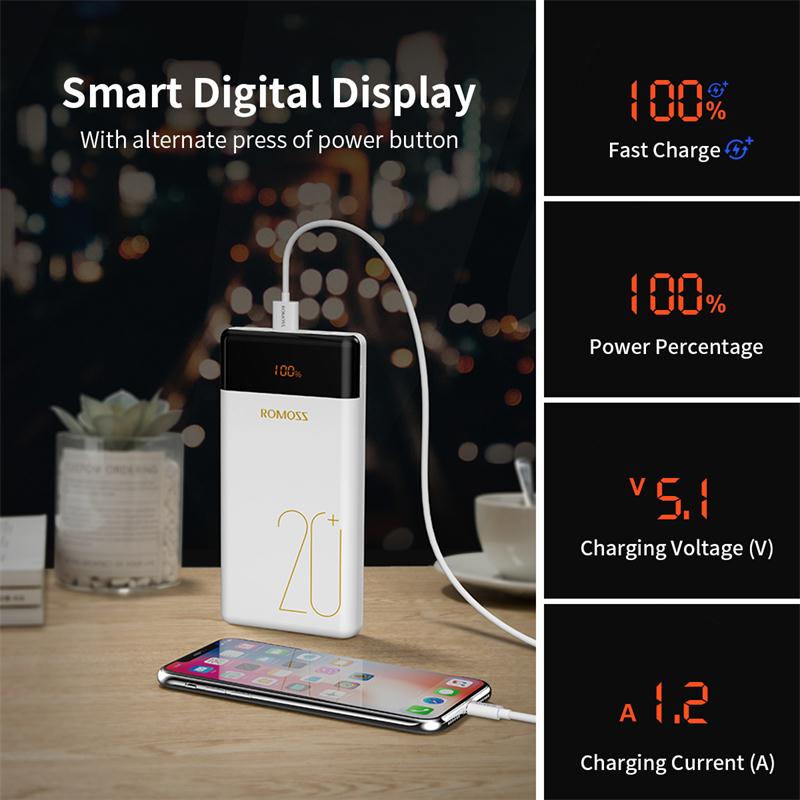 20000mAh Pro Power Bank Portable External Battery With PD Two-way Fast Charging Portable Charger For Phones Tablet-4