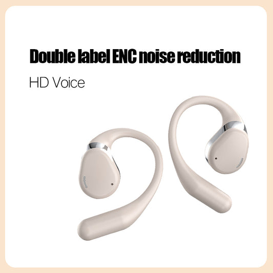 OWS Hanging Bluetooth 5.4 Earphones Open Ear Headset Ball - Portable and Comfortable, HiFi Stereo Sound Headphones Noise Cancelling-1