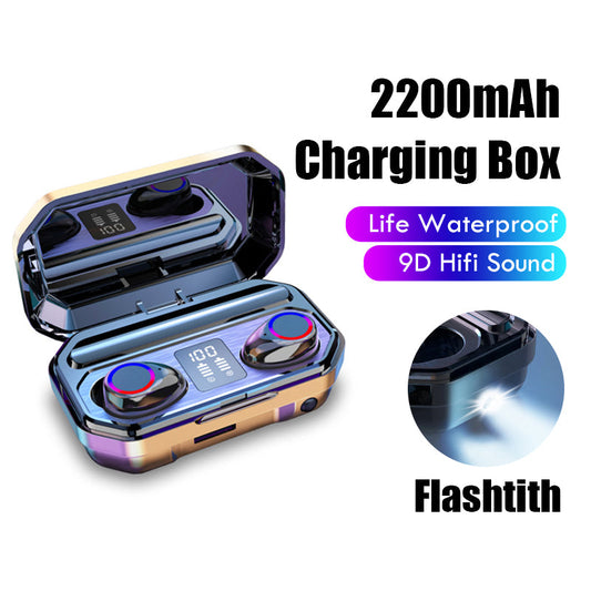Wireless Bluetooth Earphone with Microphone Sports Waterproof Wireless Headphones-0